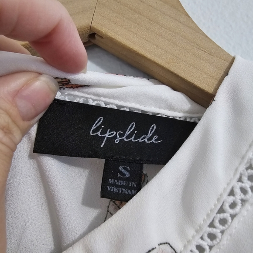 Lipslide • Cactus Print Ruffle Blouse - Picture 5 of 8